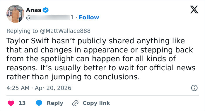 Taylor Swift’s Recent Appearance And Behavior Spur Pregnancy Rumors