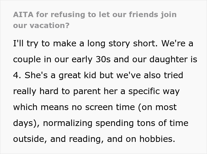 Friendship On Troubled Waters As Woman Doesn’t Want A Joint Family Trip With Bestie, She Loses It