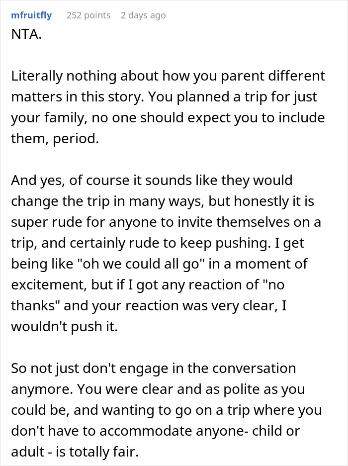 Friendship On Troubled Waters As Woman Doesn’t Want A Joint Family Trip With Bestie, She Loses It