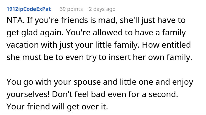 Friendship On Troubled Waters As Woman Doesn’t Want A Joint Family Trip With Bestie, She Loses It