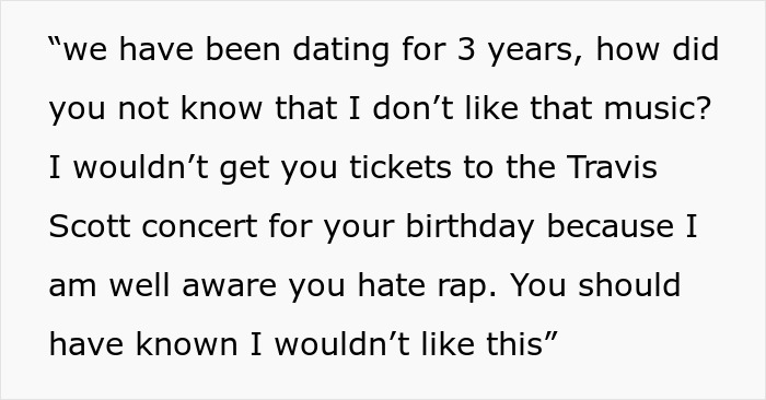 Woman Buys Concert Tickets For BF&rsquo;s Birthday Because He &ldquo;Loves Bands&rdquo;, His Reaction Makes Her Cry