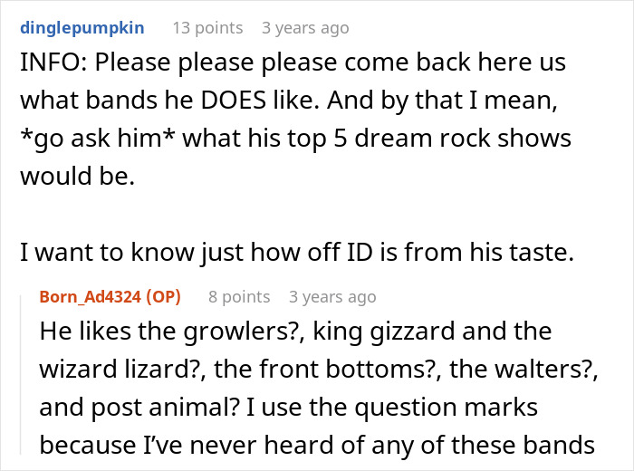 Woman Buys Concert Tickets For BF&rsquo;s Birthday Because He &ldquo;Loves Bands&rdquo;, His Reaction Makes Her Cry