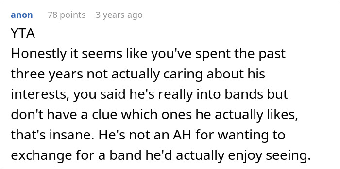 Woman Buys Concert Tickets For BF&rsquo;s Birthday Because He &ldquo;Loves Bands&rdquo;, His Reaction Makes Her Cry
