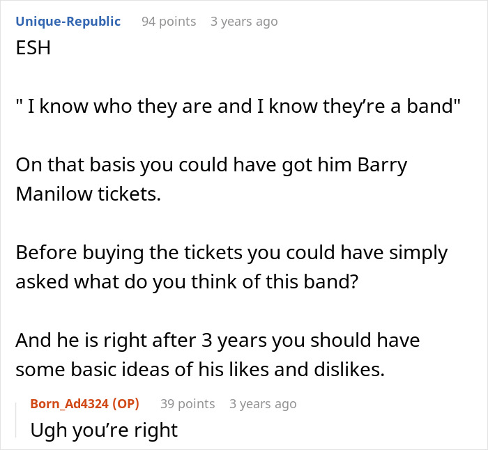 Woman Buys Concert Tickets For BF&rsquo;s Birthday Because He &ldquo;Loves Bands&rdquo;, His Reaction Makes Her Cry