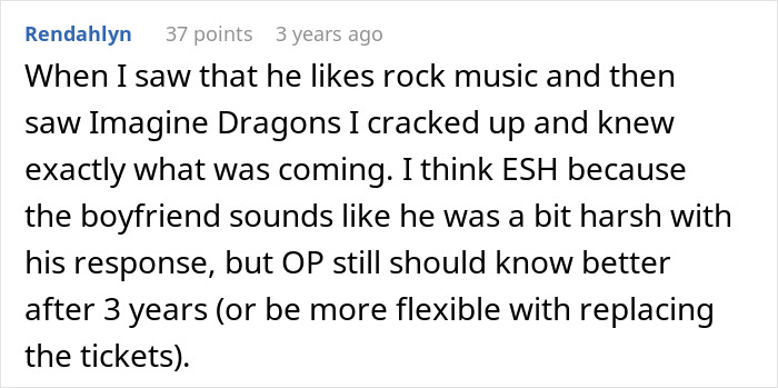 Woman Buys Concert Tickets For BF&rsquo;s Birthday Because He &ldquo;Loves Bands&rdquo;, His Reaction Makes Her Cry