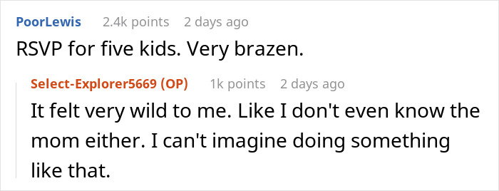 &ldquo;Very Wild To Me&rdquo;: Woman Taken Aback By One Mom&rsquo;s RSVP To Daughter&rsquo;s B-Day