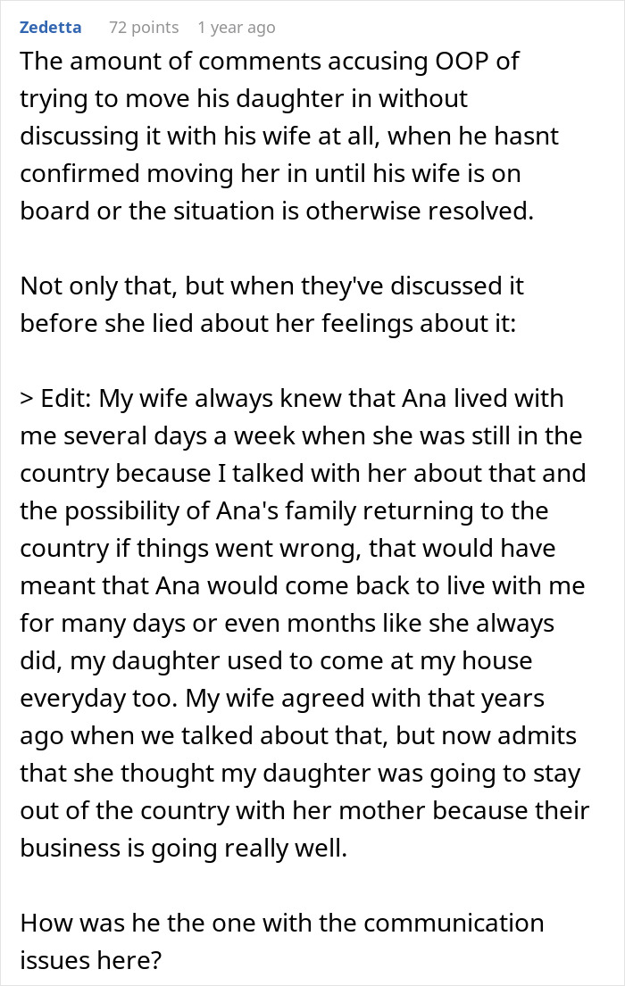 Wife Doesn&rsquo;t Want 16YO Stepdaughter To Move Into Their Home, Husband Suggests She Move To A Hotel Then
