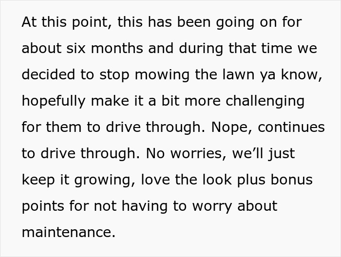 Woman Takes Petty Revenge To Teach Entitled Trespasser A Lesson When Nothing Else Works