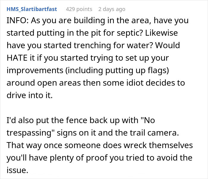 Woman Takes Petty Revenge To Teach Entitled Trespasser A Lesson When Nothing Else Works