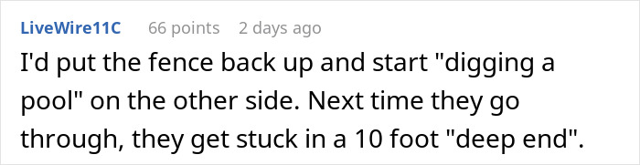 Woman Takes Petty Revenge To Teach Entitled Trespasser A Lesson When Nothing Else Works