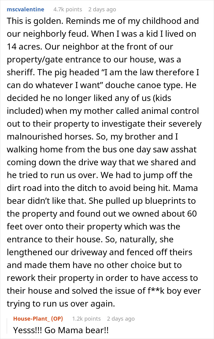 Woman Takes Petty Revenge To Teach Entitled Trespasser A Lesson When Nothing Else Works