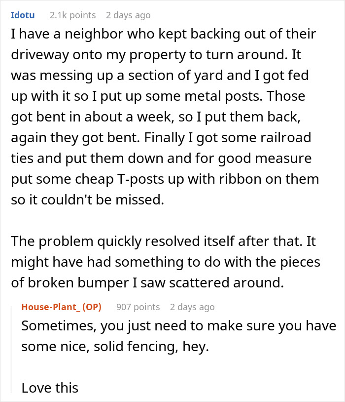 Woman Takes Petty Revenge To Teach Entitled Trespasser A Lesson When Nothing Else Works