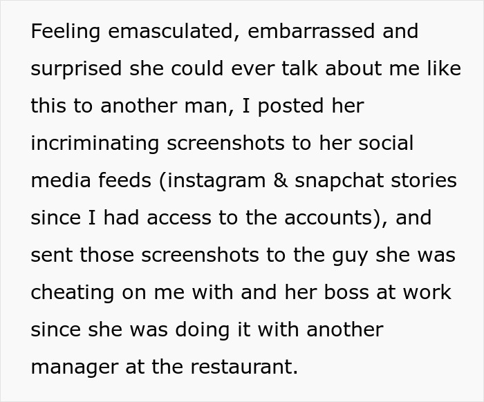 Guy Gets Savage Revenge On Cheating Ex, Thinks He Went Overboard: “A Doormat, A Joke, An Option”