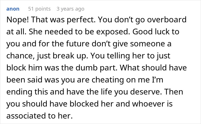 Guy Gets Savage Revenge On Cheating Ex, Thinks He Went Overboard: “A Doormat, A Joke, An Option”