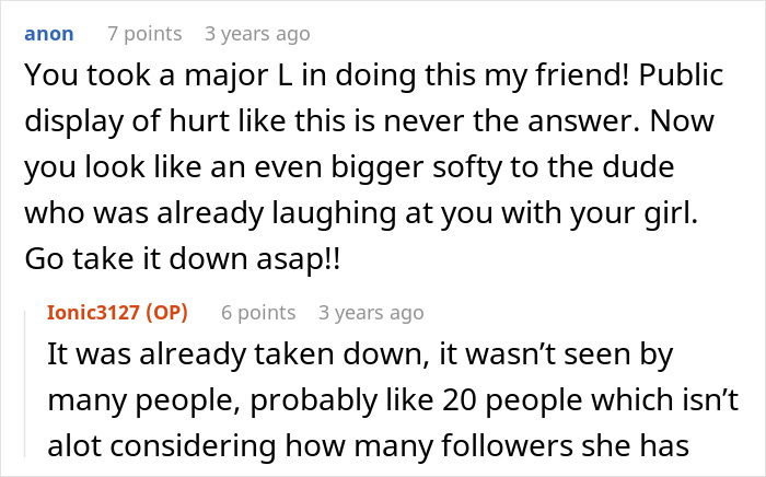 Guy Gets Savage Revenge On Cheating Ex, Thinks He Went Overboard: “A Doormat, A Joke, An Option”