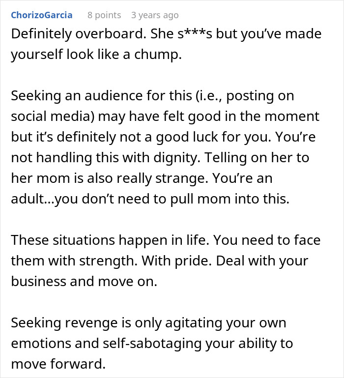 Guy Gets Savage Revenge On Cheating Ex, Thinks He Went Overboard: “A Doormat, A Joke, An Option”