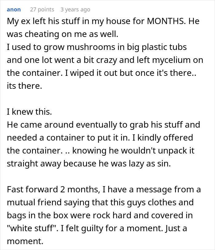 Guy Gets Savage Revenge On Cheating Ex, Thinks He Went Overboard: “A Doormat, A Joke, An Option”