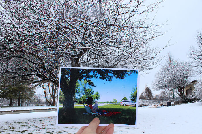 40 &ldquo;Dear Photograph&rdquo; Moments Where People Revisit Their Past In The Most Emotional Way