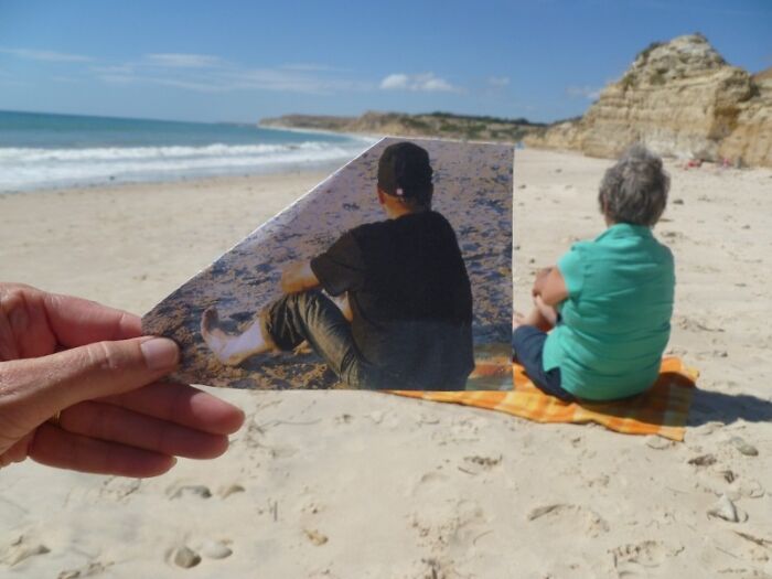 40 &ldquo;Dear Photograph&rdquo; Moments Where People Revisit Their Past In The Most Emotional Way