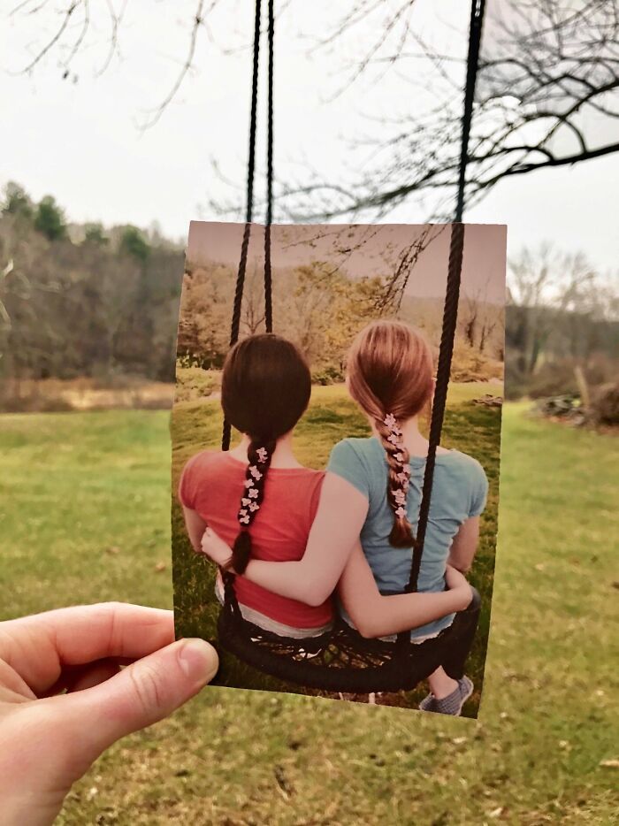 40 &ldquo;Dear Photograph&rdquo; Moments Where People Revisit Their Past In The Most Emotional Way