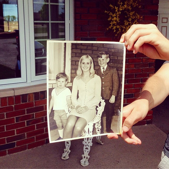 40 &ldquo;Dear Photograph&rdquo; Moments Where People Revisit Their Past In The Most Emotional Way
