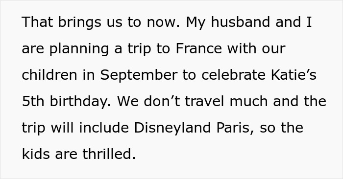 Dad Wants 35YO Daughter To Babysit 9YO Brother In France So He And Wife Can Relax Child-Free