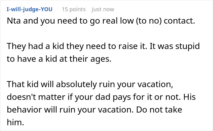 Dad Wants 35YO Daughter To Babysit 9YO Brother In France So He And Wife Can Relax Child-Free