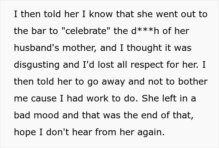 Woman Treats MIL&rsquo;s Funeral Like A Win, Horrified Coworker Debates Exposing It To Her Husband