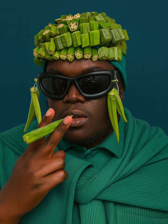 This Artist Uses Food To Create Bold And Unforgettable Outfits (30 Pics)