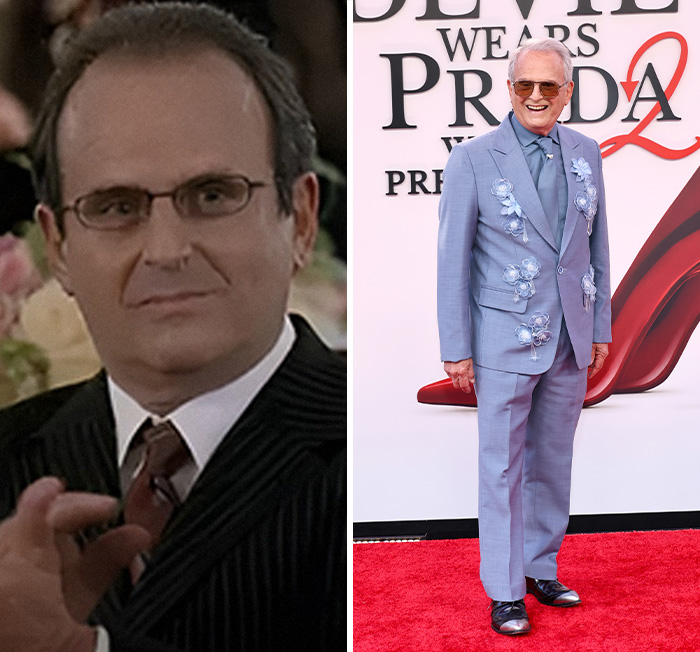 Side-By-Sides That Show The Cast Of ‘The Devil Wears Prada 2’ 20 Years After The Original Premiere