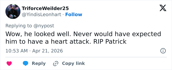 ‘Melrose Place’ Star Patrick Muldoon’s Horrific Final Moments Revealed By Family