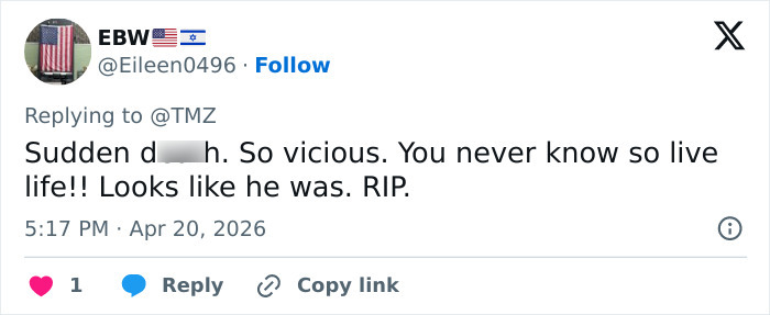 ‘Melrose Place’ Star Patrick Muldoon’s Horrific Final Moments Revealed By Family