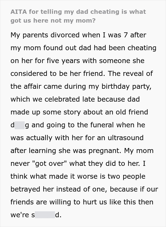 Dad Furious His Ex And Child Didn&rsquo;t Get Over Him Wrecking Their Family In The Worst Way A Decade Ago