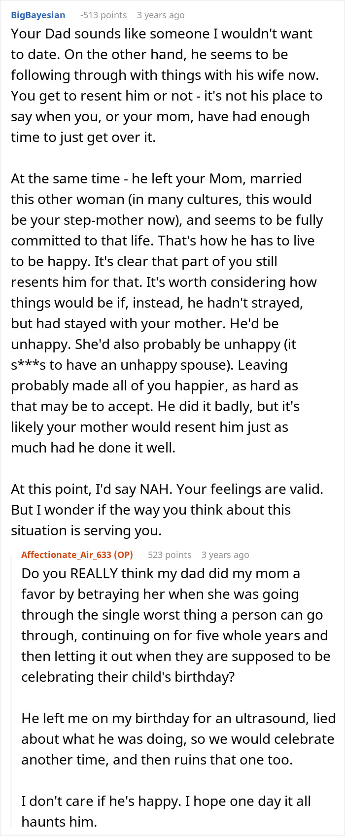 Dad Furious His Ex And Child Didn&rsquo;t Get Over Him Wrecking Their Family In The Worst Way A Decade Ago