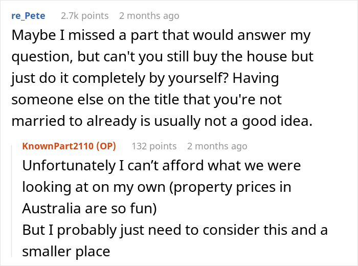Man Upset GF Pretended To Be Broke For 5 Years When She Had $50K In Savings