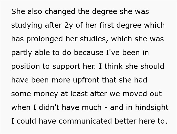 Man Upset GF Pretended To Be Broke For 5 Years When She Had $50K In Savings