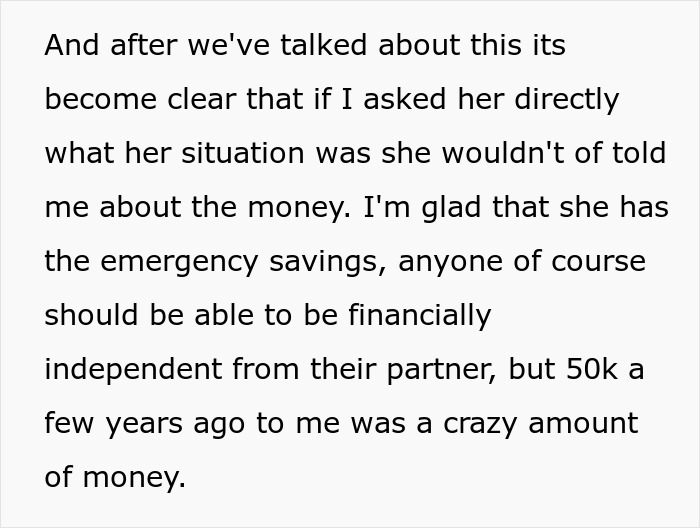 Man Upset GF Pretended To Be Broke For 5 Years When She Had $50K In Savings