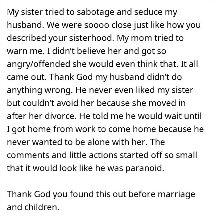 &ldquo;You&rsquo;re Sick&rdquo;: Woman Sends Cruel Message To Sister Who Cheated With Her BF, Doesn&rsquo;t Regret It At All
