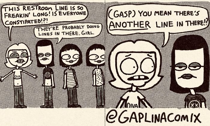 This Artist&rsquo;s 34 Comics Featuring Gaplina & Ovelette Perfectly Capture Life&rsquo;s Awkward Moments