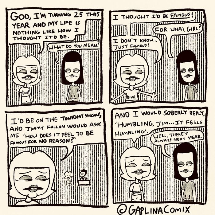 This Artist&rsquo;s 34 Comics Featuring Gaplina & Ovelette Perfectly Capture Life&rsquo;s Awkward Moments