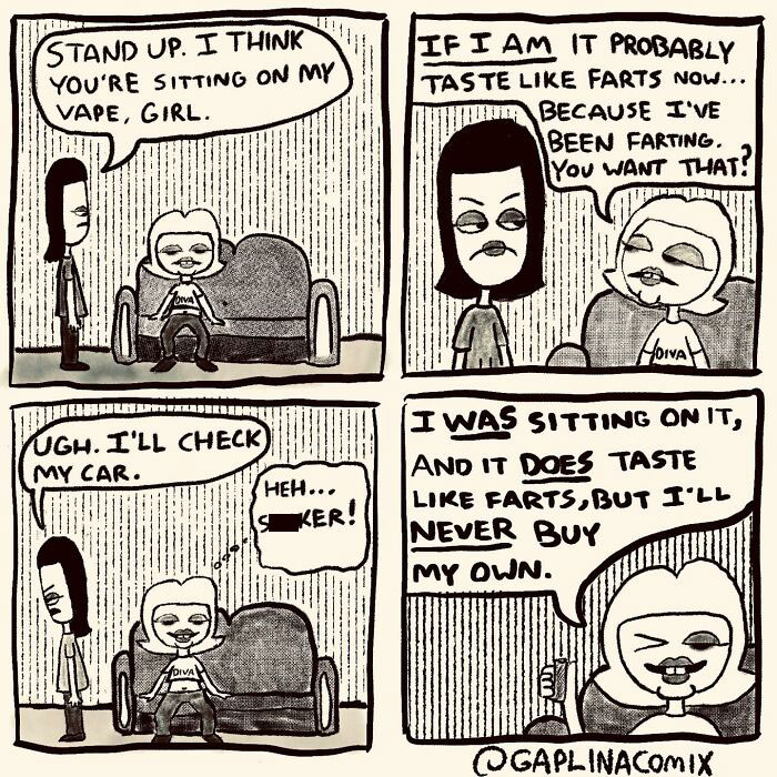 This Artist&rsquo;s 34 Comics Featuring Gaplina & Ovelette Perfectly Capture Life&rsquo;s Awkward Moments