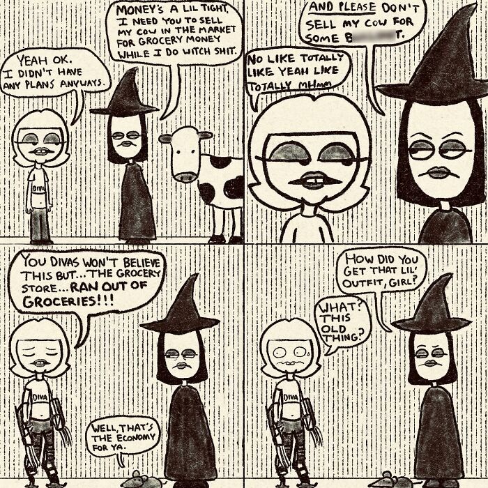 This Artist&rsquo;s 34 Comics Featuring Gaplina & Ovelette Perfectly Capture Life&rsquo;s Awkward Moments