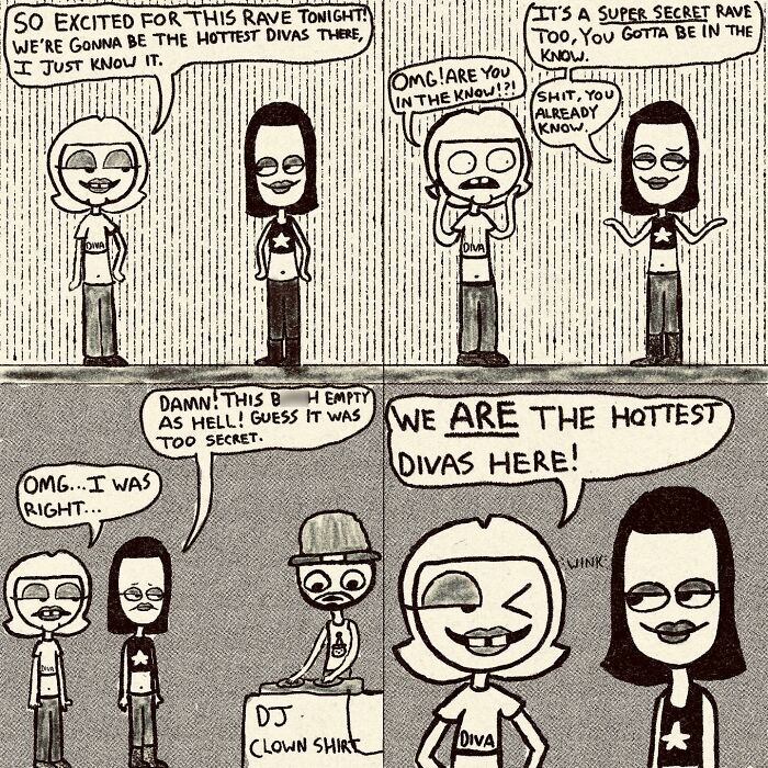 This Artist&rsquo;s 34 Comics Featuring Gaplina & Ovelette Perfectly Capture Life&rsquo;s Awkward Moments