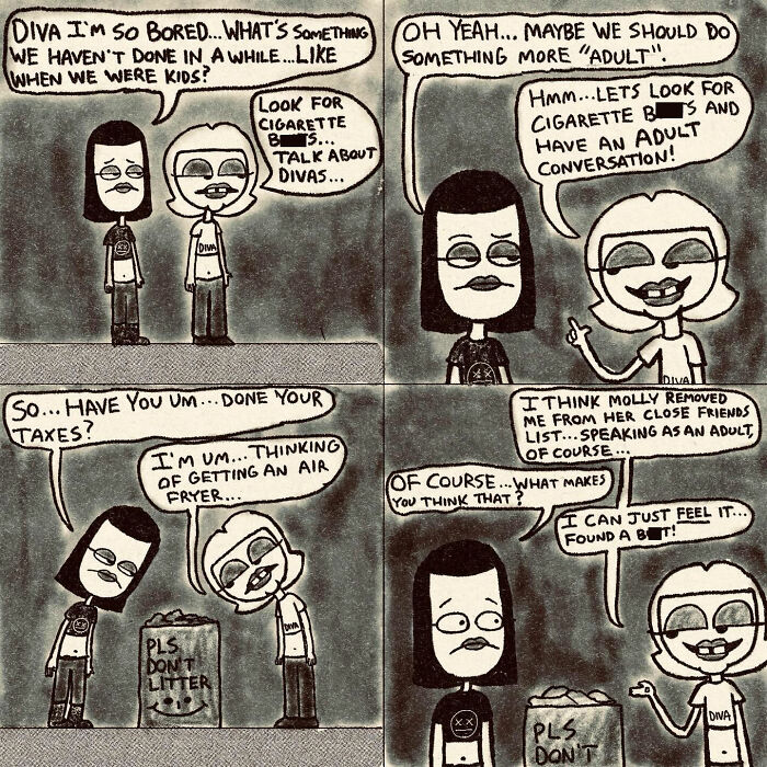 This Artist&rsquo;s 34 Comics Featuring Gaplina & Ovelette Perfectly Capture Life&rsquo;s Awkward Moments