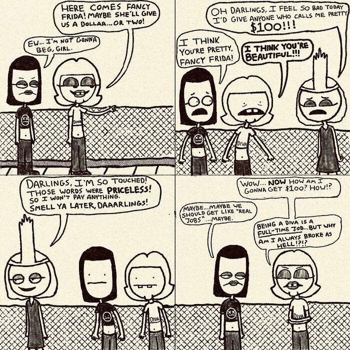 This Artist&rsquo;s 34 Comics Featuring Gaplina & Ovelette Perfectly Capture Life&rsquo;s Awkward Moments