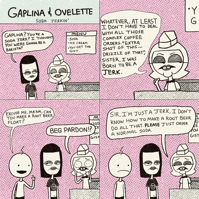This Artist&rsquo;s 34 Comics Featuring Gaplina & Ovelette Perfectly Capture Life&rsquo;s Awkward Moments