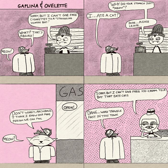 This Artist&rsquo;s 34 Comics Featuring Gaplina & Ovelette Perfectly Capture Life&rsquo;s Awkward Moments
