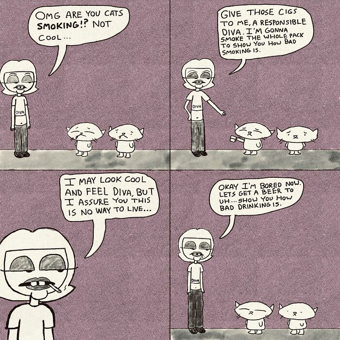 This Artist&rsquo;s 34 Comics Featuring Gaplina & Ovelette Perfectly Capture Life&rsquo;s Awkward Moments