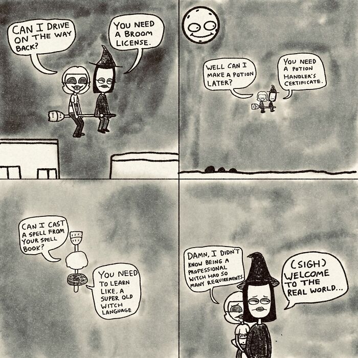 This Artist&rsquo;s 34 Comics Featuring Gaplina & Ovelette Perfectly Capture Life&rsquo;s Awkward Moments