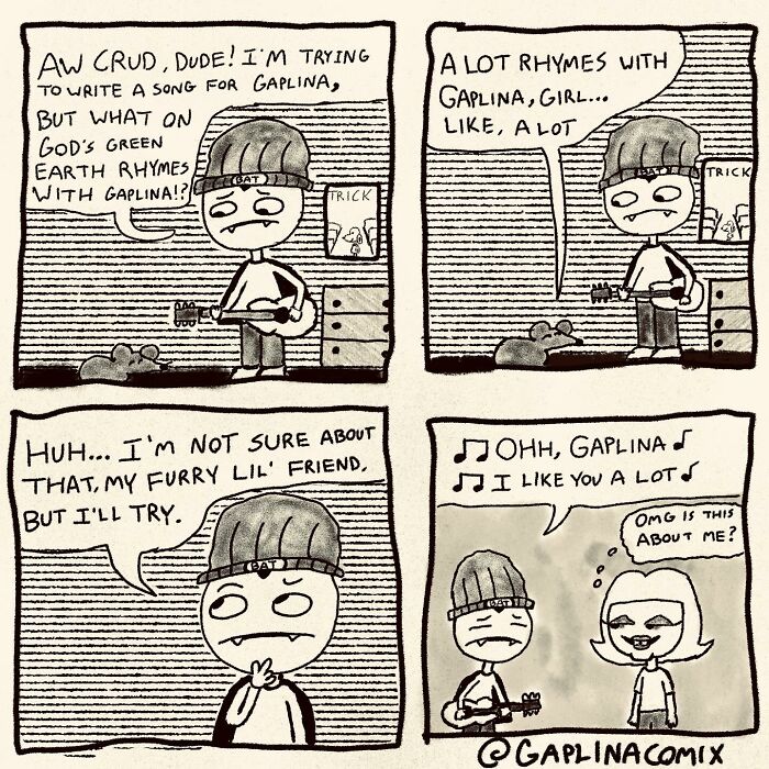 This Artist&rsquo;s 34 Comics Featuring Gaplina & Ovelette Perfectly Capture Life&rsquo;s Awkward Moments